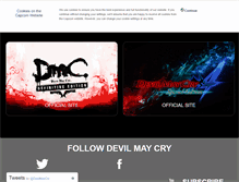 Tablet Screenshot of devilmaycry.com